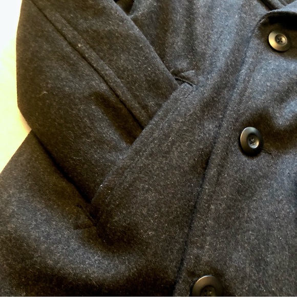 Old Navy Dark Gray Wool Coat - Picture 7 of 8